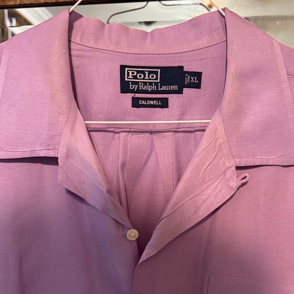 Polo by Ralph Lauren Lavender Casual Button Down Shirt